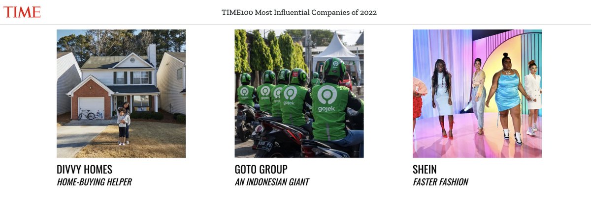 jasuja's tweet photo. GoTo Group has made the Time Most Influential Companies list for 2022 , from TIME- Go Far , Go Together: GoTo!
Congratulations to Team GoTo
#gotofinancial #gojek #gopay #pride #recognition https://t.co/KsglaZzXiJ