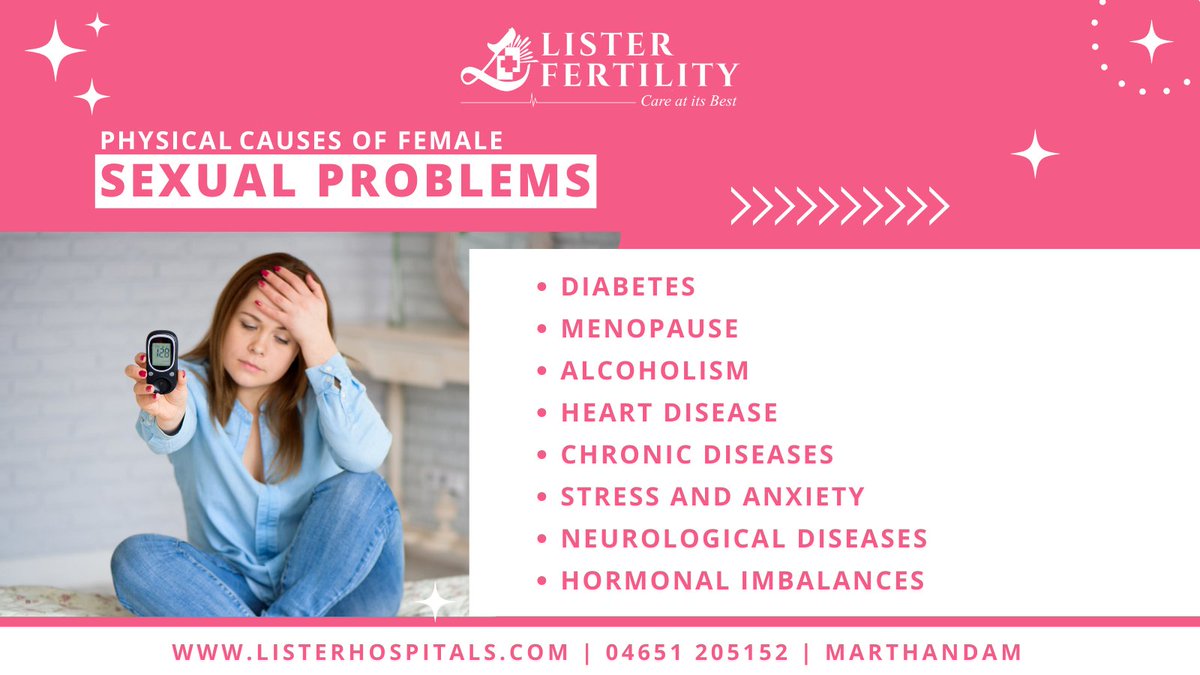 Physical Causes of Female Sexual Problems.

#listerhospitals #sexualproblem #femalehealth #womenhealth #physicalhealth #fertilityproblems