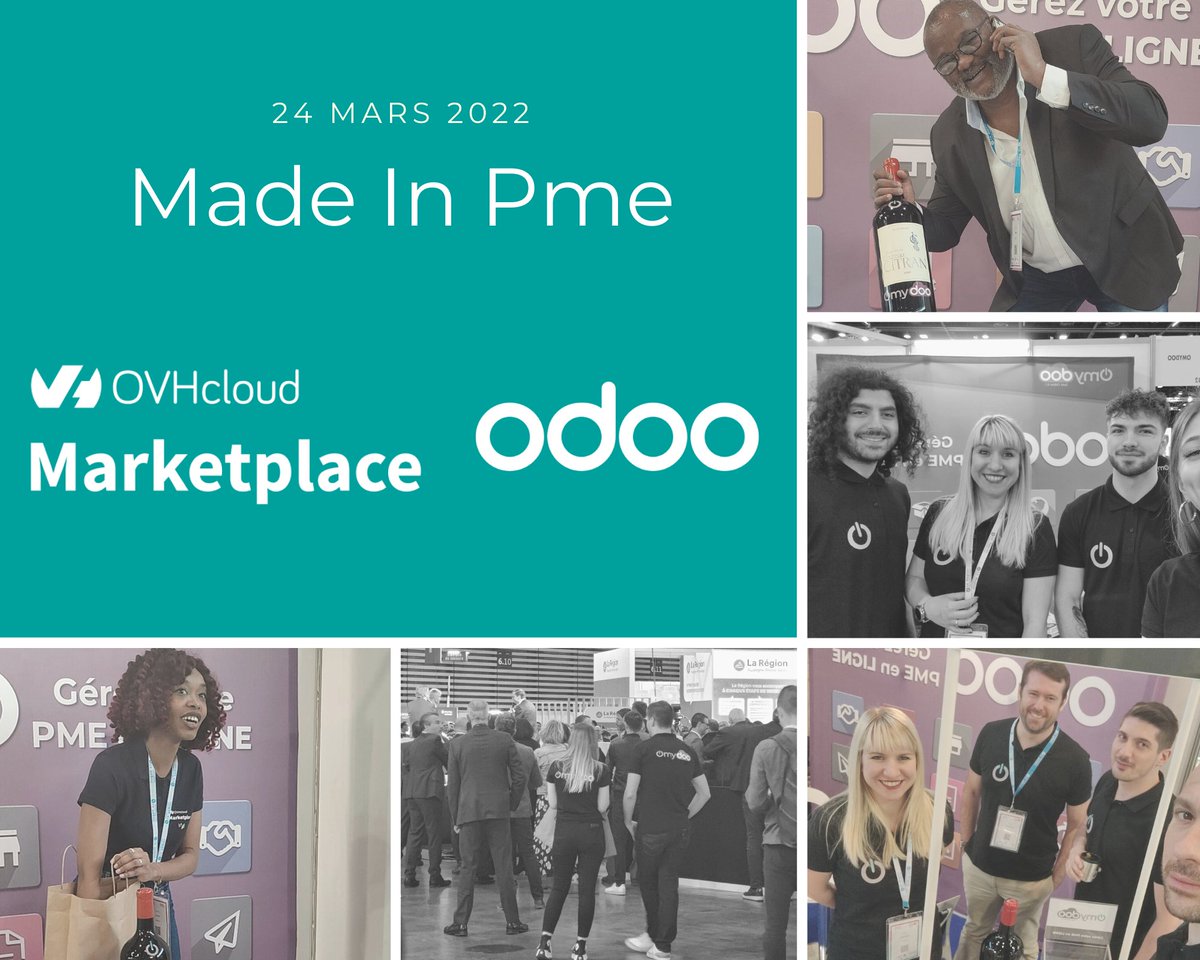 Retour en image sur notre présence au salon <a href="/madeinpme/">MADE IN PME</a>. 
De superbes rencontres, de très beaux échanges.
Merci à nos partenaires <a href="/OVHcloud/">OVHcloud</a> Marketplace, <a href="/Odoo/">Odoo</a>, #tuka.
Merci au Made In Pme et à la <a href="/CPME_PuydeDome/">CPME Puy-de-Dôme</a> pour l'organisation de ce superbe salon