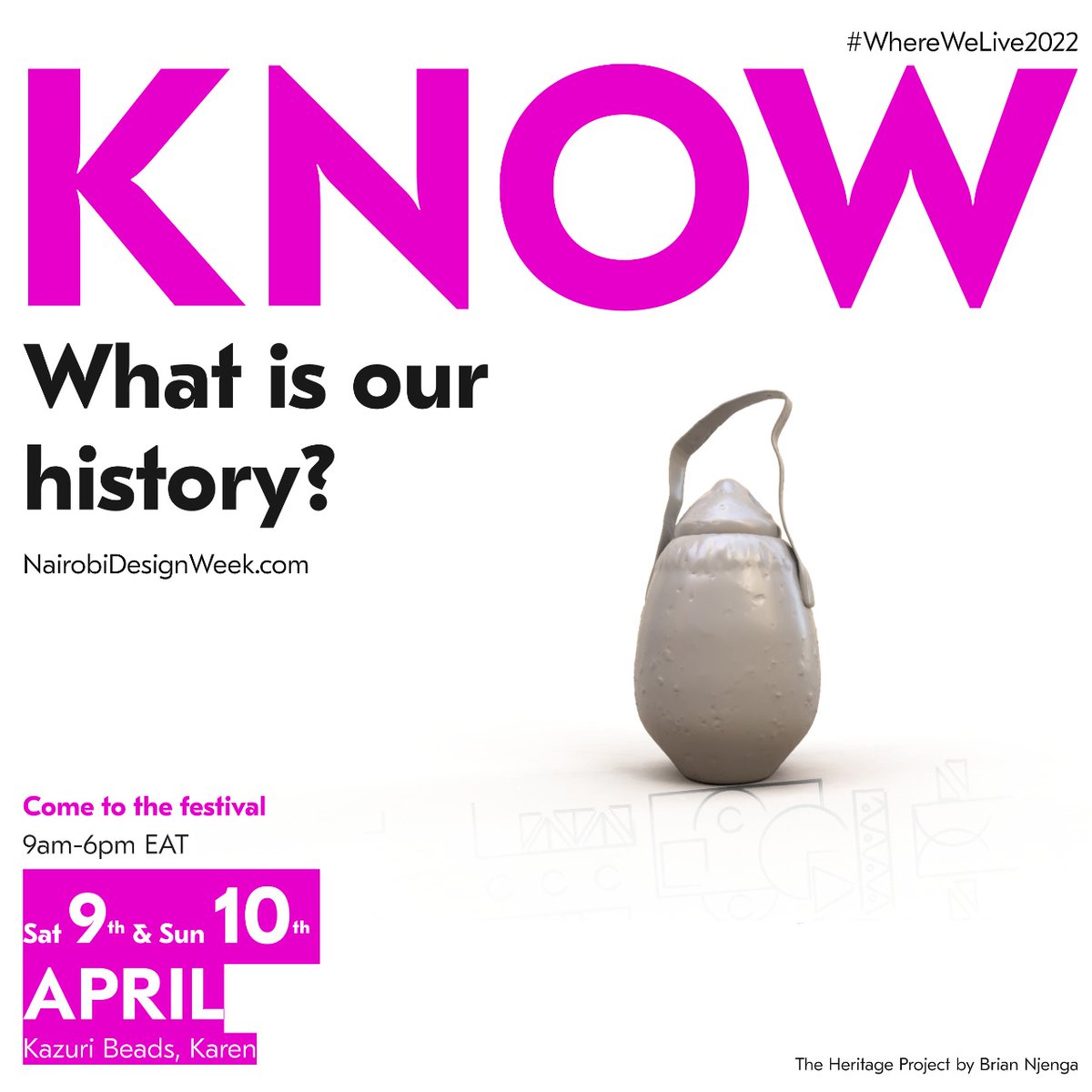 nairobidesign_'s tweet photo. You are invited to the 2022 Nairobi Design Week, happening on 9th &amp; 10th April at Kazuri Beads, Karen💚
Themed 'Where We Live', NDW will bring together 30+ exhibitors showcasing how design is in our daily lives
More: https://t.co/VRzIzVwgtn
#NairobiDesignWeek2022 #WhereWeLive2022 https://t.co/ibPDGUj24y