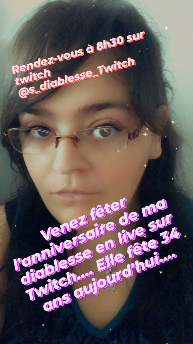 KaoucheZ's tweet photo. LIVE spécial aujourd'hui à 8h30 chez ma diablesse pour son anniversaire 
Twitch: @s_diablesse_Twitch https://t.co/8tegydsGMK