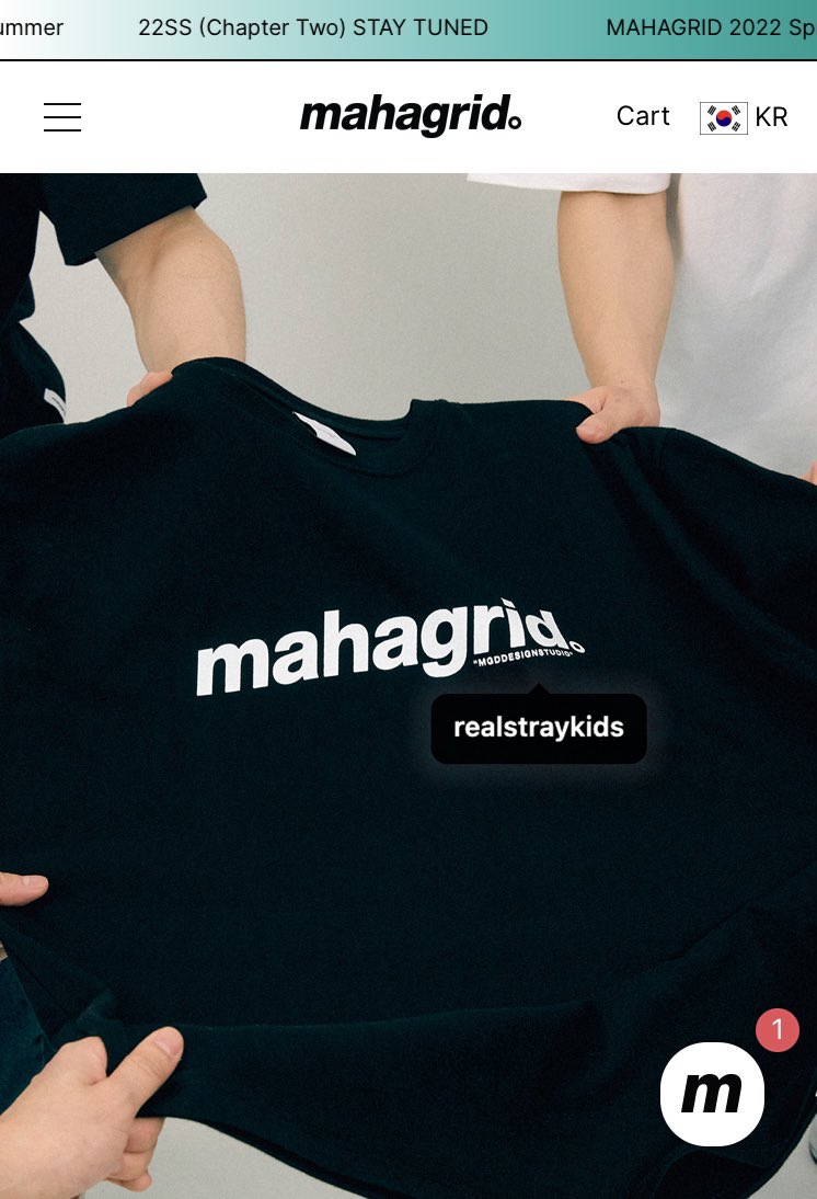 🧭スキズ コラボ 情報🧭 🇰🇷人気ストリートブランドMAHAGRID x Stray