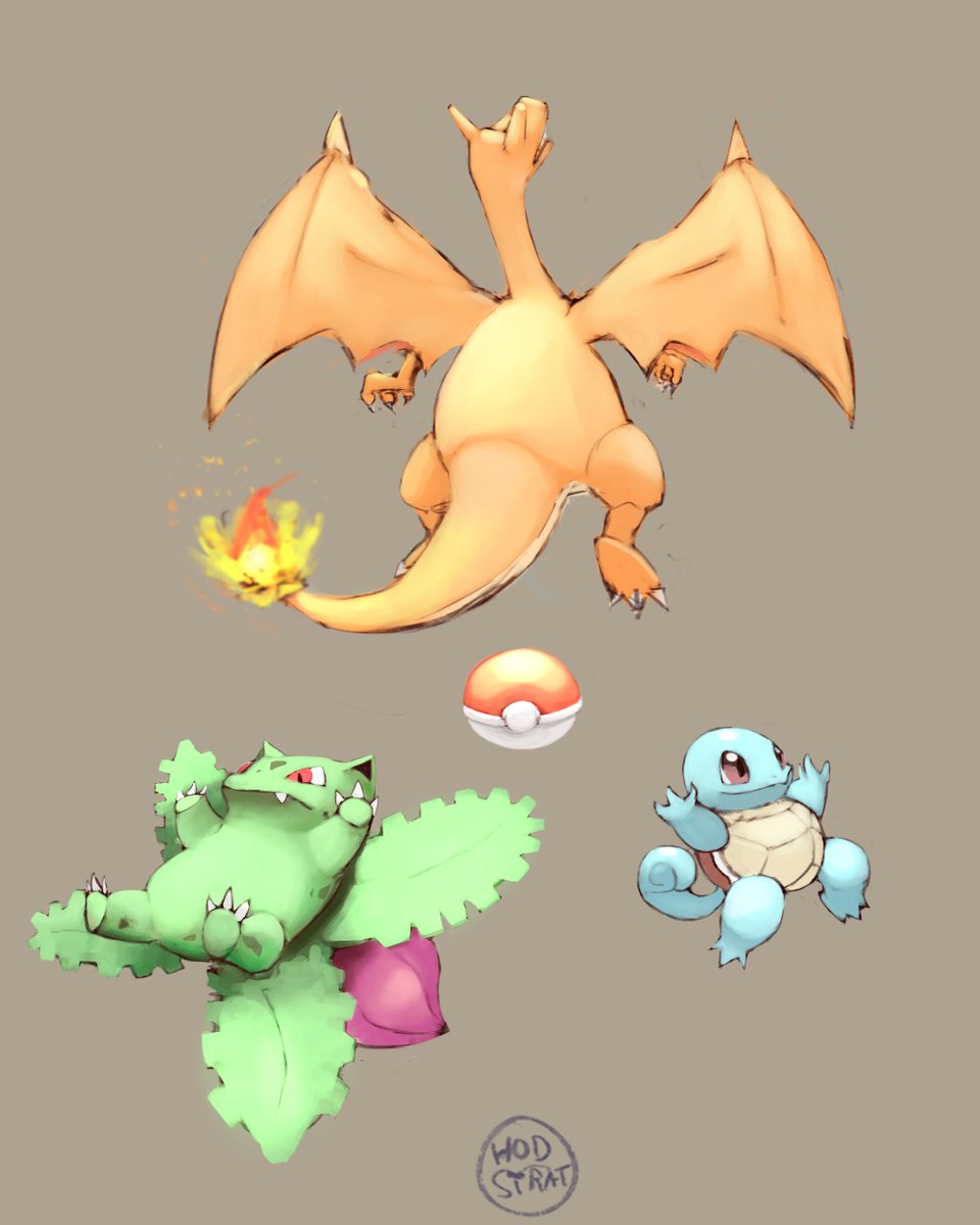 hod_strat360's tweet photo. Kanto Starters
#pokemon #rbyg #starters https://t.co/tIdJBzIV1E