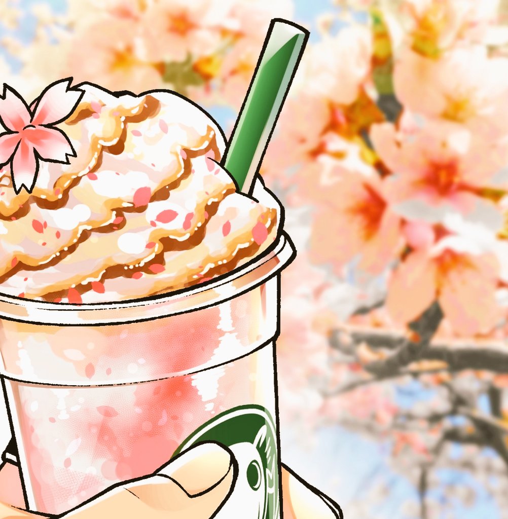 「桜がキレイだな～ 」|黒田さくやのイラスト