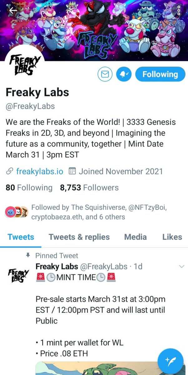 MadheeAhmed's tweet photo. @FreakyLabs @SquishiverseNFT @wulfznft @sappyseals @GenerativeDng https://t.co/bmuRyyqJdY