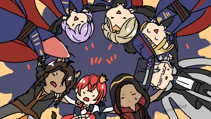 #今月描いた絵を晒そう
6章に心躍った月でした。 
