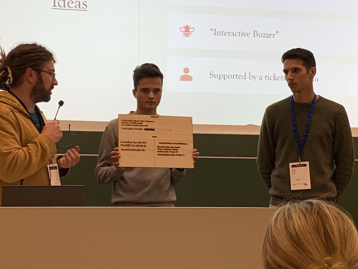 ELab_HOGENT's tweet photo. Na een Hackaton v 14u, de drie finalisten pitchen… welke groep wordt door onze jury beloond met de 1ste prijs… https://t.co/ZjlFN5Hwrx