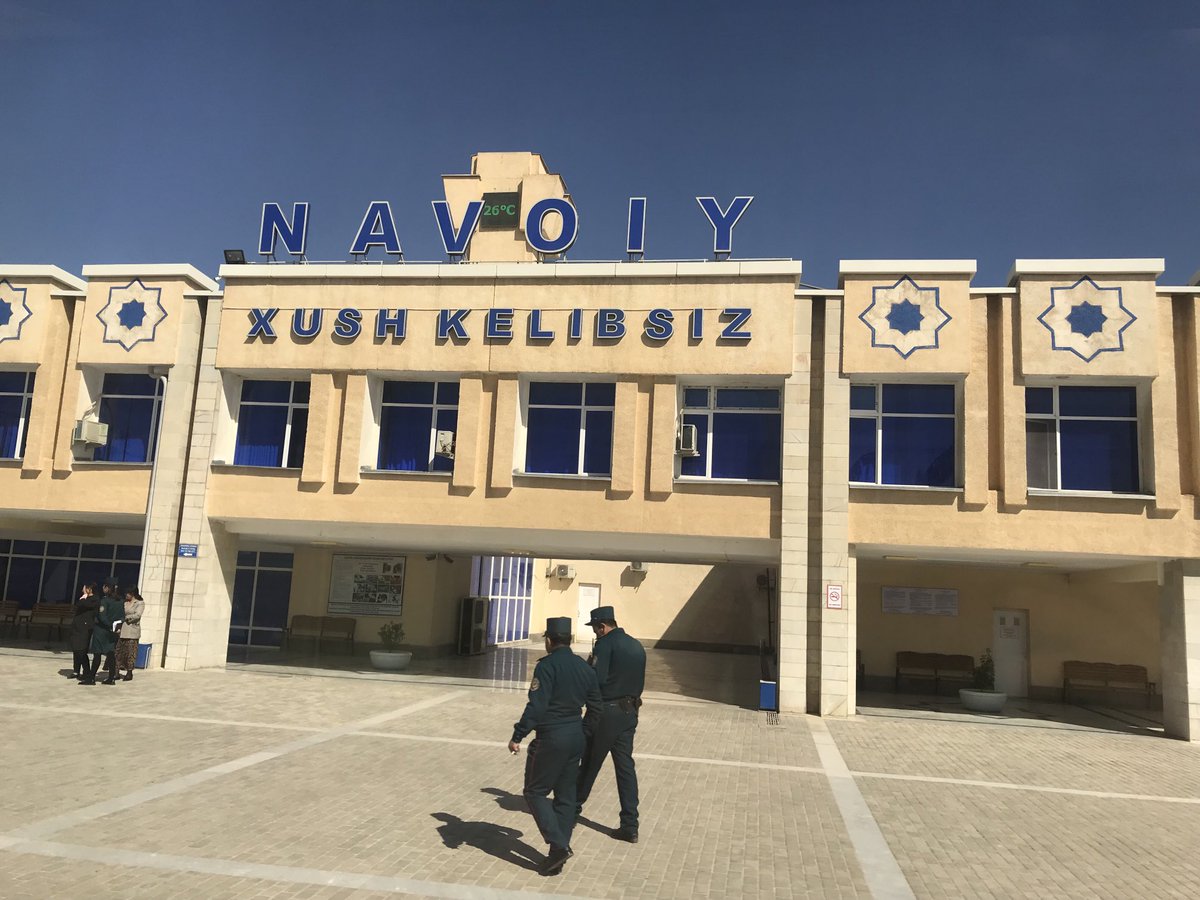 Passing through Navoiy on my way to Bukhara on the high speed Afrosiyob train. Excited to be going back to beautiful, historic Bukhara for the first time since Dec2019!