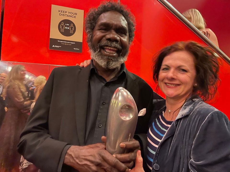 Congratulations to Witiyana Marika, Maggie Miles, David Jowsey &amp; Greer Simpkin for winning the Screen Producers Of Australia Award for Best Feature Film for HIGH GROUND last night 🏆