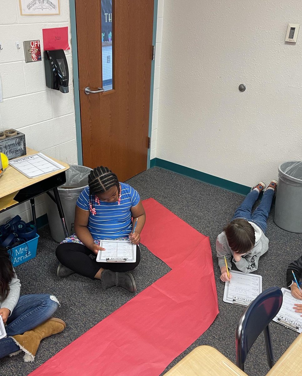 The floor was lava this week in Mrs. Arndt’s 2nd grade class! Students worked their way around the classroom completing math challenges. Each challenge addressed a different math concept. What a great way to prep our students and review  for the End of Year MAP Math assessment!