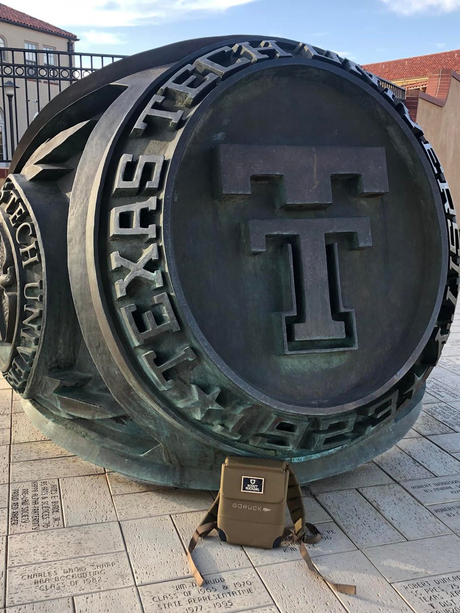 ScoutRucking's tweet photo. “Stephanie from Waco was in Lubbock this weekend and snuck in a two-mile ruck on the #TexasTech campus with her @GORUCK plate carrier and #ScoutRucking patch! 👆

Tag @ScoutRucking when you’re completing your ruck challenges and I’ll feature you here!

https://t.co/XaLJ1E7tLw https://t.co/9bmnfrOk77