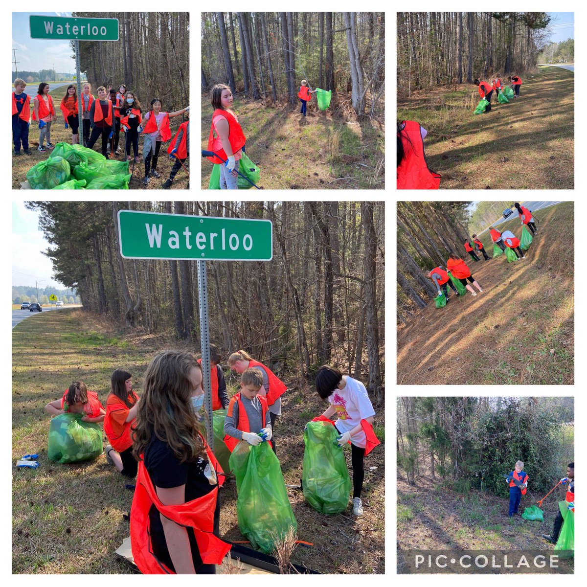 Bold_Leader864's tweet photo. Thank you to Jr. Beta Club @WaterlooSchool for being Wrencredible and putting in some great service hours for their first community service project. #TheWaterlooWay #BetaFamous #GrabABagSC #LitterFreeSC https://t.co/u76sZQW0O6
