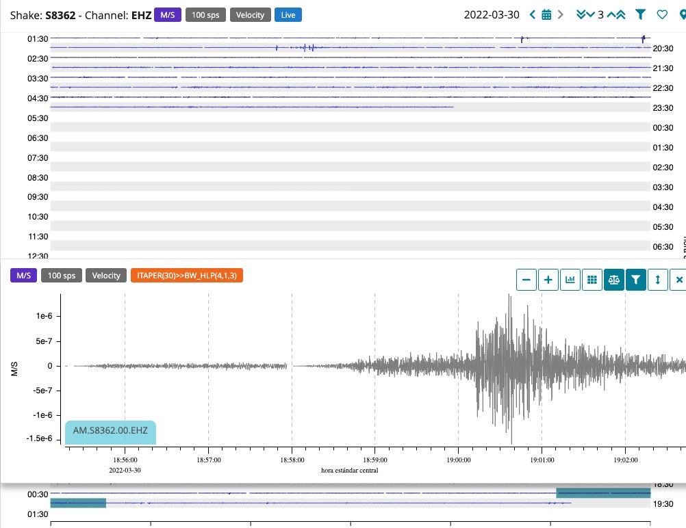 Estación sismológica localizada en Uruguay detecto el sismo de hace unos minutos en Paraguay. Hasta el momento no conocemos los parámetros oficiales del sismo, cuando estén disponibles serán publicados en nuestra cuenta. ¿Sentiste el sismo?, ¿Observas daños?; Coméntanos. 

#sismo