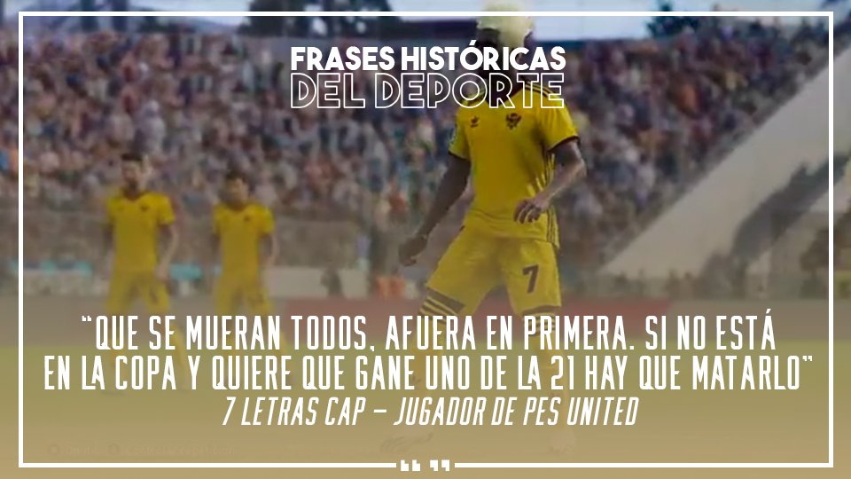LaLiga21Of's tweet photo. Y volvimos con las #FrasesHistoricasDelDeporte.
#7Letras, nunca ajeno a los reflectores, dejó su opinión respecto a la @CONFATTER y quién podría ganarla.
¿Lo bancás en esta? https://t.co/TKsT7joNI7