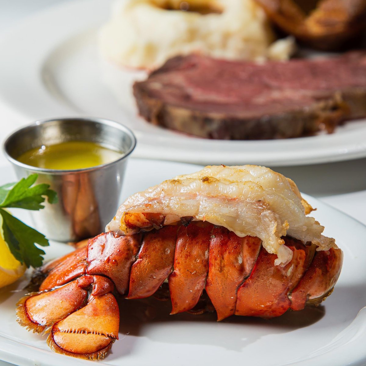 Here’s some news we’ve been dying to tail 📣🦞— our Spring <a href="/dineLA/">Dine LA</a> Surf &amp; Turf special is BACK for a limited time only! Available April 1st - April 15th! 🥩🍽