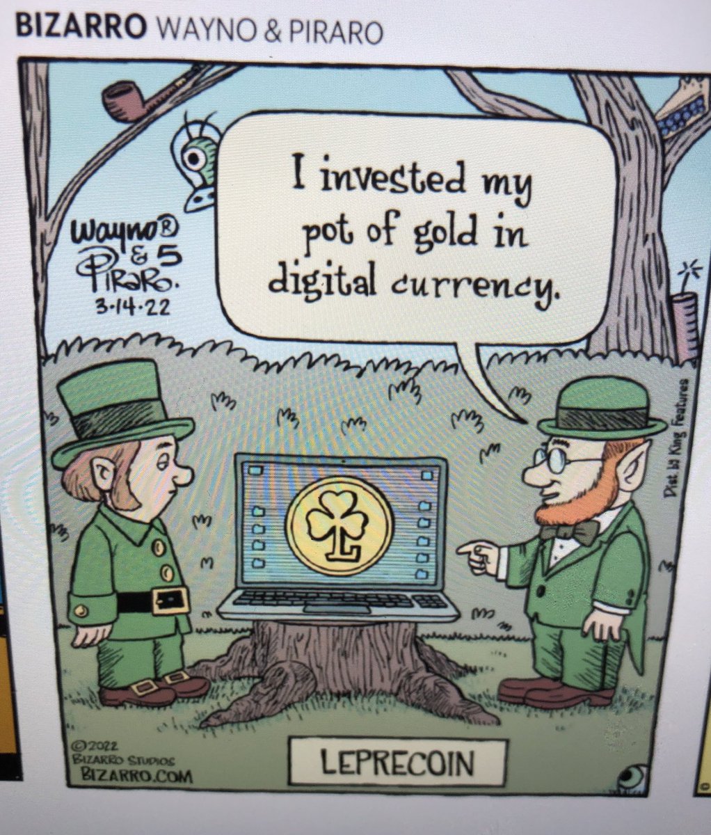 Will this be the “It” coin of the summer? 🤣🤣

I didn’t write this joke, shout out to Wayne &amp; Piriaro for bringing crypto into the comics