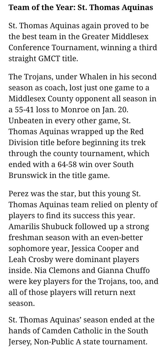 Great season ladies!