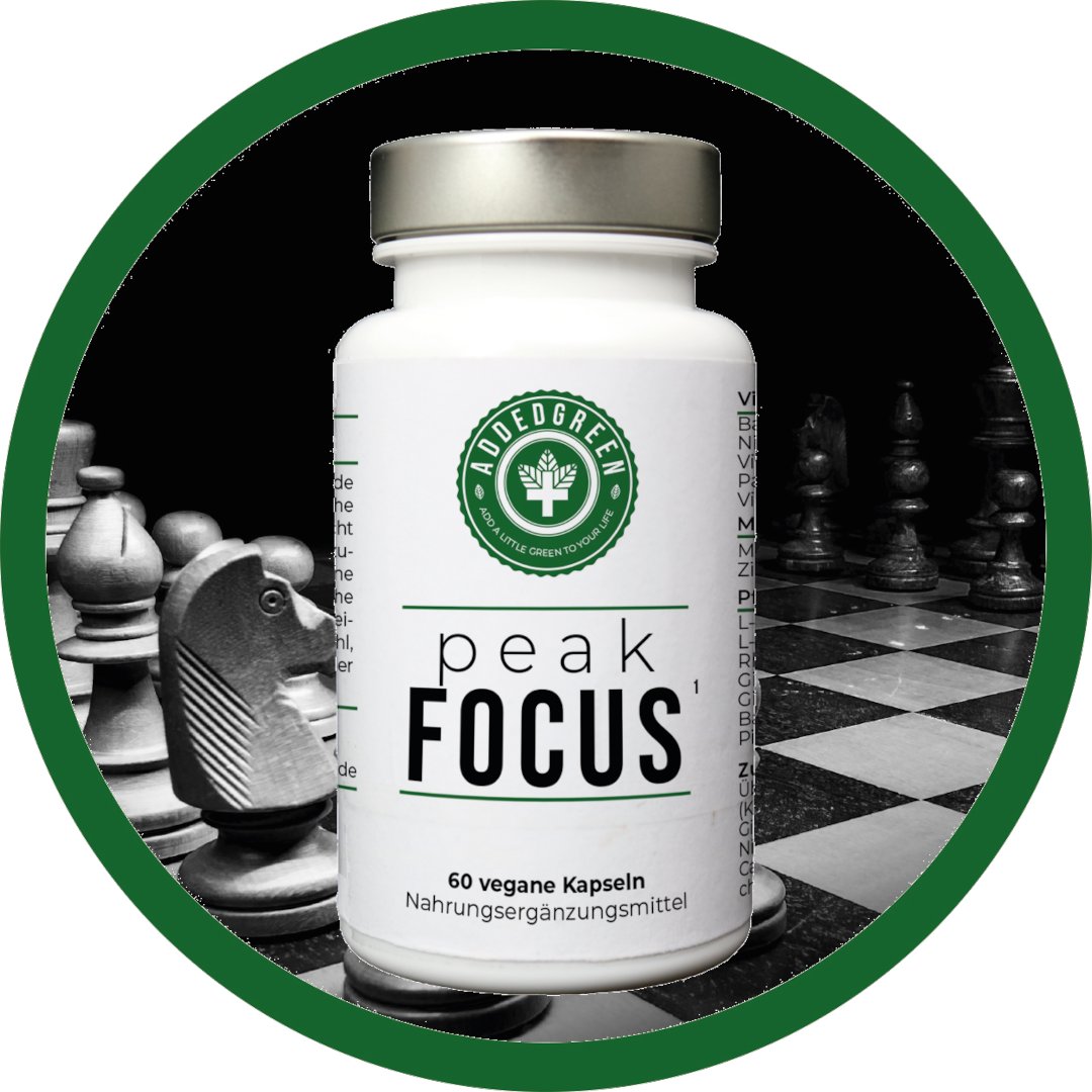 AddedGreen's tweet photo. Aller guten Dinge sind #Drei? 
Aber #April ist doch der #vierte Monat im Jahr. Damit die Drei weiter in #Erinnerung bleibt, gibt es 3€ Rabatt auf unser #peakFocus, aber nur solange #Vorrat reicht. Einfach dem Link folgen:
https://t.co/uqakZK6sxC
Für die #Gesundheit. #addedgreen https://t.co/4DGNnVxXuN