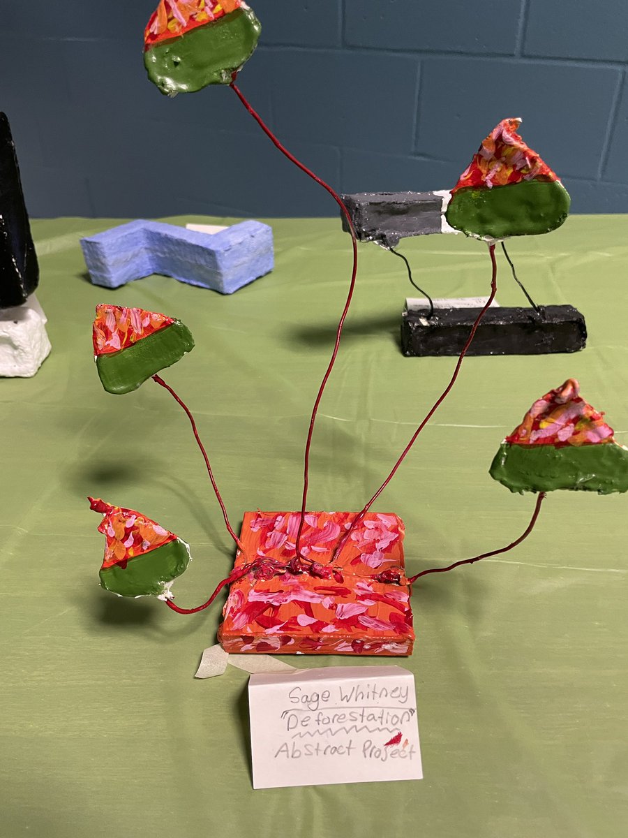 CBRSDArts's tweet photo. Some wonderful art on display from Mrs. Scholz’s Nessacus art students https://t.co/bFbhM1TkPb