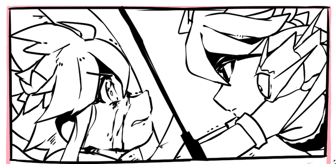 i haven't worked on my comic ever since my tablet broke down so have this ᐠ( ᐛ )ᐟ 