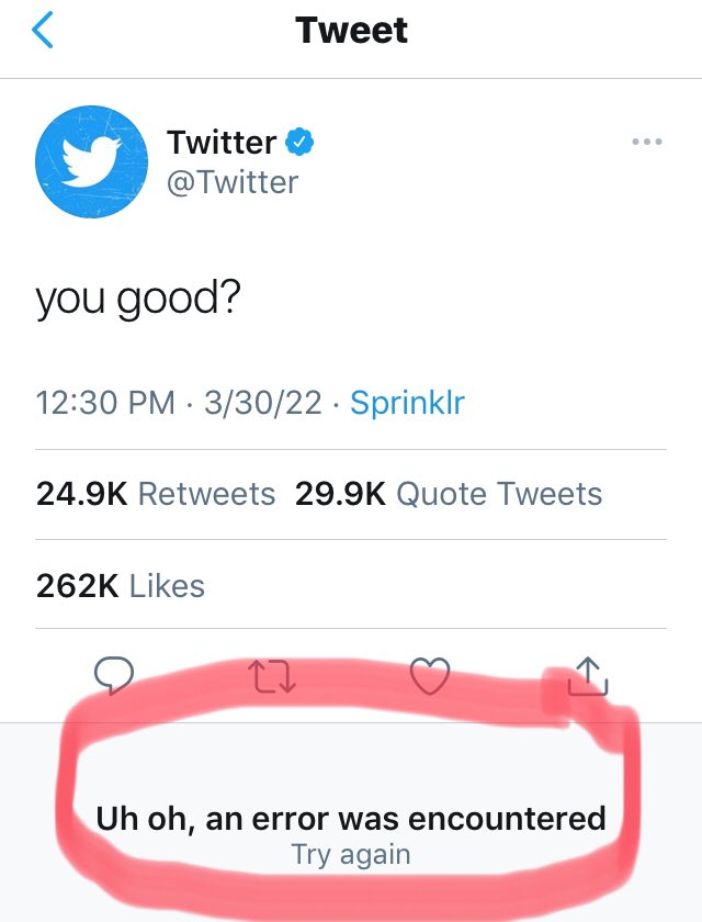 MIA_CORE's tweet photo. @Twitter No, fix your app for iphone 6 users we cant currently see replies to tweets or see our own profile because it says ops an error has occurred and we cant update to the latest version because of ios restrictions https://t.co/TFBO0sMYJi