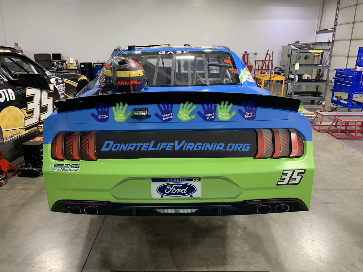 Joey Gase Racing (@joeygaseracing) on Twitter photo Our <a href="/donatelifeva/">Donate Life Virginia</a> car is lookin goooood for this weekend at <a href="/RichmondRaceway/">Richmond Raceway</a> !
<a href="/1eternalfan/">Eternal Fan</a> Our <a href="/donatelifeva/">Donate Life Virginia</a> car is lookin goooood for this weekend at <a href="/RichmondRaceway/">Richmond Raceway</a> !
<a href="/1eternalfan/">Eternal Fan</a>