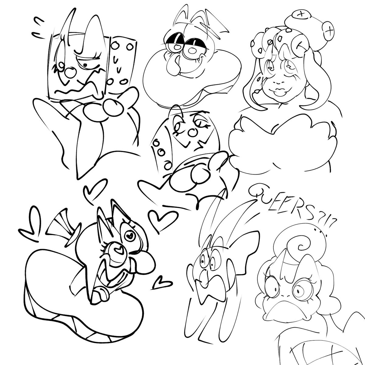 DIZZYW0RMZ's tweet photo. punts this and runs #cuphead #cupheadshow #cupheadfanart #calamaria #kingdice #beppi #baronessvonbonbon https://t.co/9NCalt4F1A