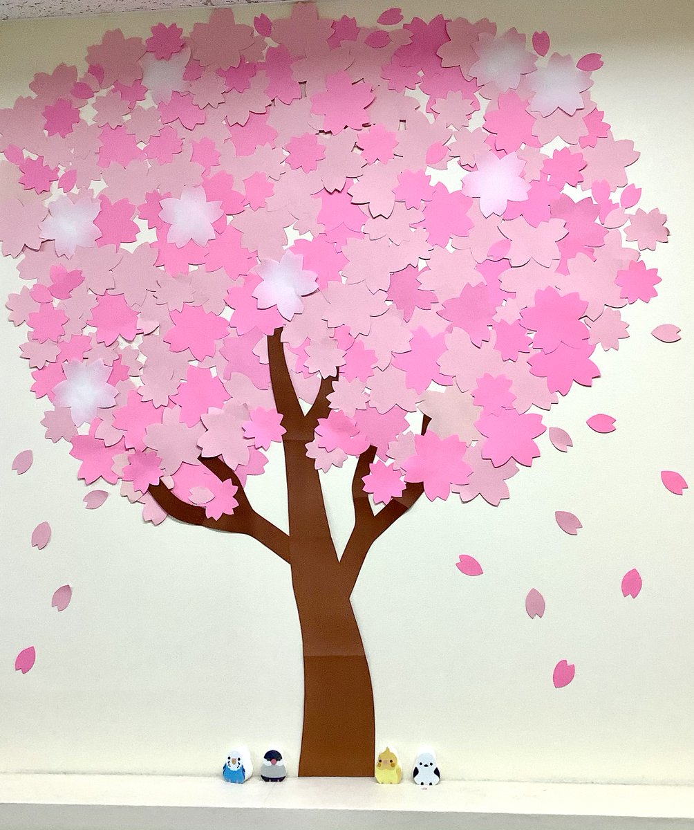 ただいま 品川マザーズコーナーでは 壁面に 満開の桜 を飾って 皆様をお待ちしています 季節ごとに スタッフが知恵をしぼって 飾り付けしていますので ぜひ チェックしてみてください マザーズ 子育て お花見 桜 卒業 入学 品川区 品川区民ニュース