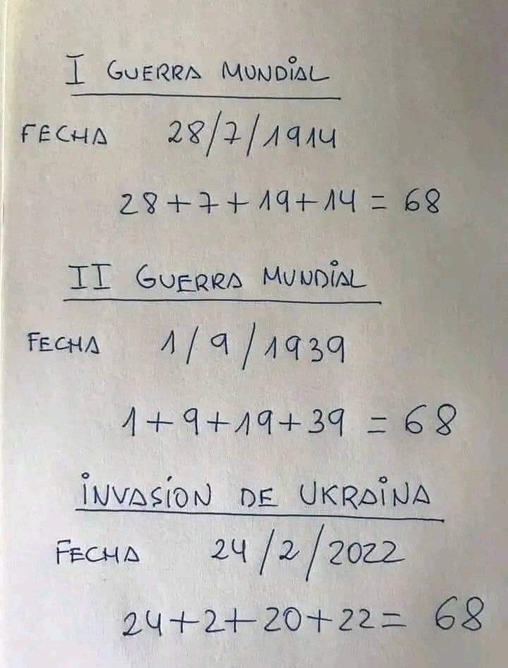 #Curiosidades de las dos guerras mundiales y el conflicto actual en #Ukarine 
#LaPazesPosible   #31Mar
#PLOMO19 

<a href="/CMonteroOficial/">Carlos Montero</a> <a href="/NicaSoberana/">Tania la nica soberana</a> @estersitamassi_