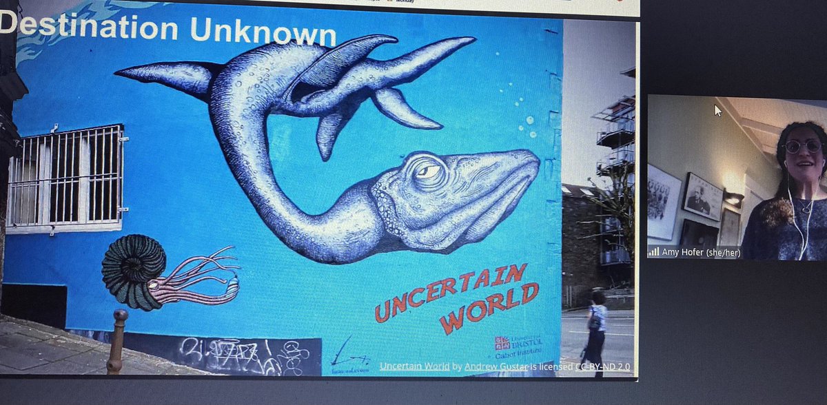 pdjewell's tweet photo. Creating #OpenTextbooks can be a scary uncertain journey with slow results but awesome outcomes for students and educators 
Amy Hofer @open_oregon 
#CollectiveCommunity #OERCollective 

Love a presentation with #StreetArt https://t.co/JKSrvEUyd0
