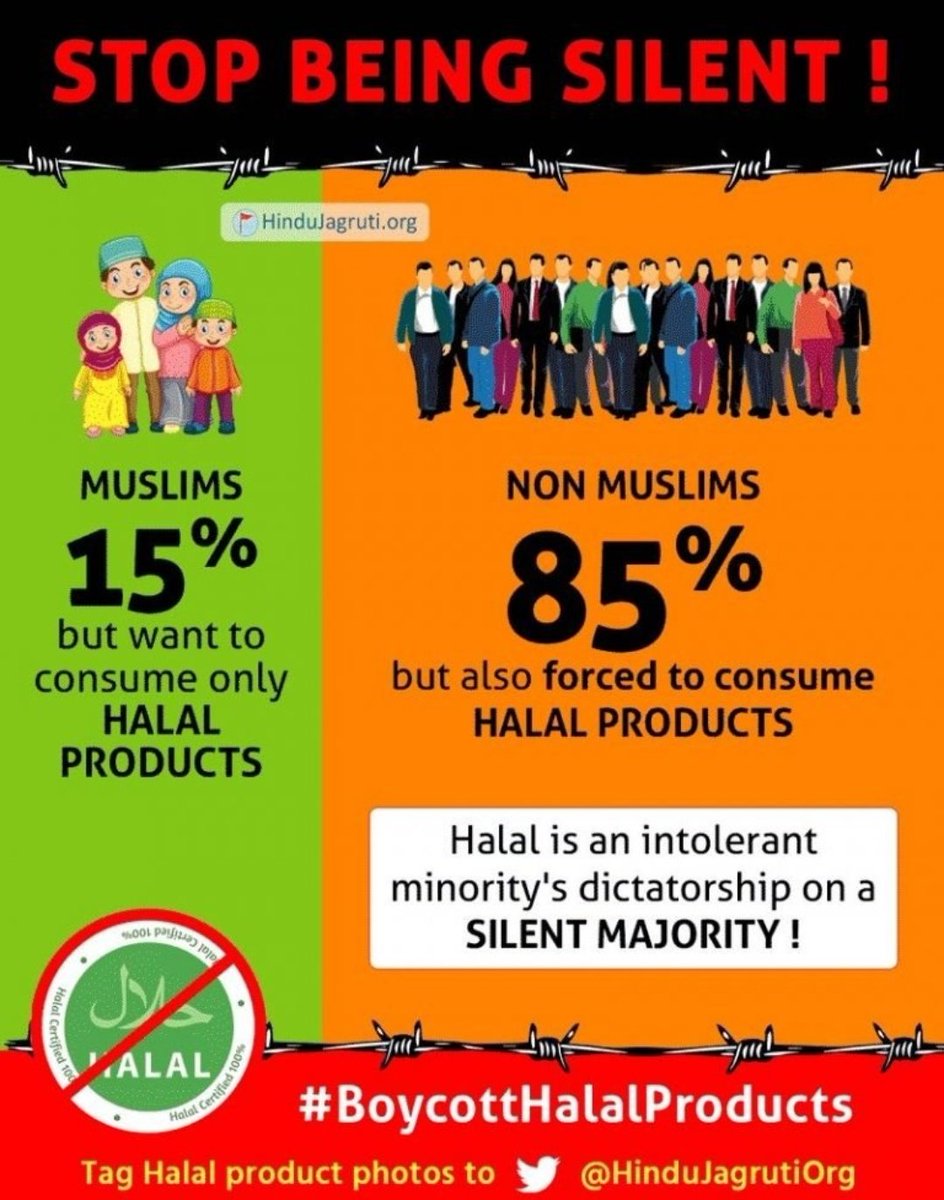 sgn_hjs's tweet photo. #boycottHalalCertifiedProduct 
#BoycottHalal 
#boycotthalalproducts https://t.co/b8YzlljiTU