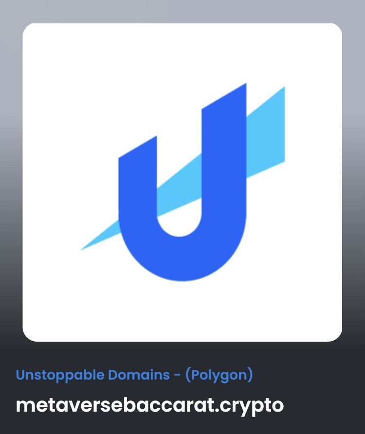 buy now:
opensea.io/assets/matic/0…
#metaversebaccarat.crypto #web3domains #DomainNameForSale #PolygonNFTs