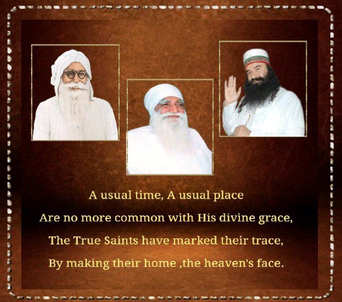 Rahul_Verma777's tweet photo. Under the guidance of St MSG
#DeraSachaSauda is going to make 74th establishment month after 1 day, the foundation of which was laid by Sai Mastana Maharaj ji on 29th April 1984, this tiny plant is now giving coolness to everyone by becoming a huge tree. #1DaysToFoundationMonth https://t.co/k1AwIK3iTN