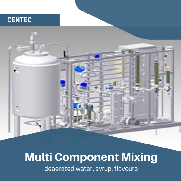 SchmiererSea's tweet image. The multi component #mixing #process_system #MultiMixer from #Centec is used for the continuous mixing and blending of several streams of liquid products, e.g. deaerated water, syrup and flavours. tinyurl.com/ssea-multimixer