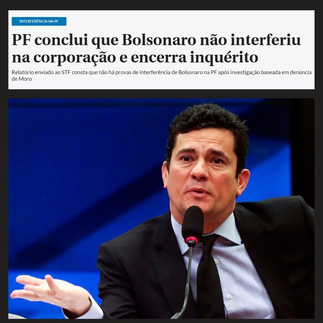 delegadoramagem's tweet photo. O falso herói montou espetáculo planejando incriminar o Presidente, uma ruptura na República. Por soberba, não esperava ter que provar as falsas alegações. Suas falácias foram o motivo para a suspensão injusta de minha nomeação à direção da PF, legítima ação política do executivo https://t.co/bg5MkTeMoH