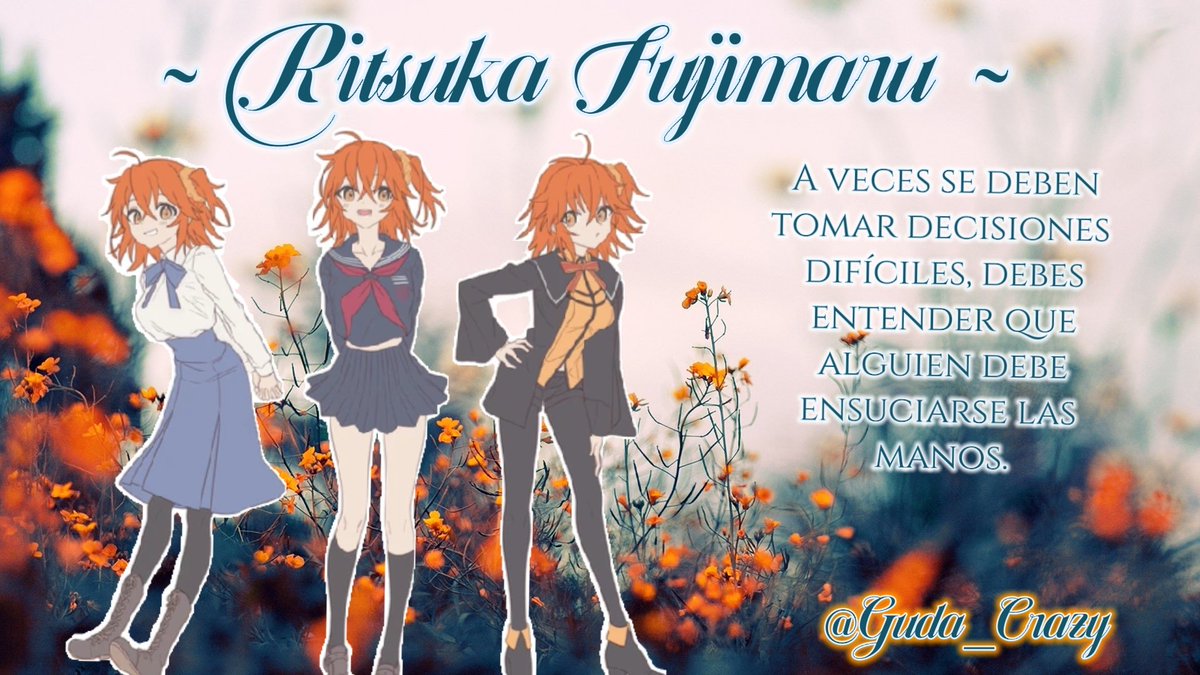 Guda_Crazy's tweet photo. ✧~

┌───── •✧✧• ─────┐

              𝑅𝒾𝓉𝓈𝓊𝓀𝒶 𝐹𝓊𝒿𝒾𝓂𝒶𝓇𝓊

                   "𝒢𝓊𝒹𝒶𝓀𝑜"

             𝑀á𝓈𝓉𝑒𝓇 𝒹𝑒 𝒞𝒽𝒶𝓁𝒹𝑒𝒶

└───── •✧✧• ─────┘
 
                                                        ~✧ https://t.co/xmsmzGWCwV