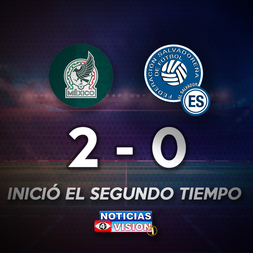 noticias4vision's tweet photo. #Deportes ⚽️
Inician los últimos 45 minutos en el Estadio #Azteca. La #SelectaSV cae en tierra mexicana. El marcador es de🇲🇽2-0🇸🇻 . #N4V. https://t.co/NJ2QFgwGxb