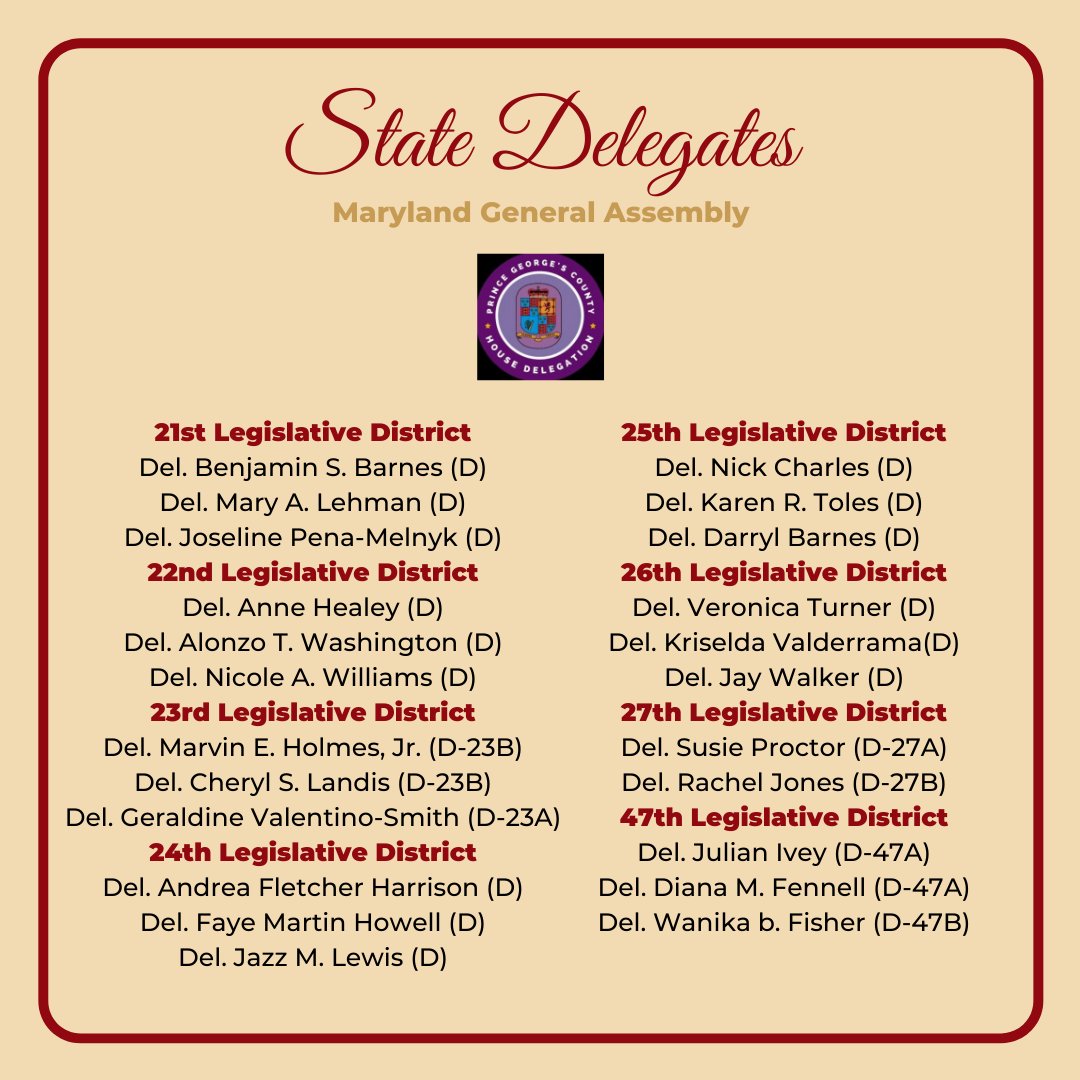 pgcacdst's tweet photo. Are you a resident of Prince George’s County? Do you know who represents you at the various levels of government? Check out Who Your Reps are!
#SisterhoodMonth #SocialAction https://t.co/SPqgXISUQv