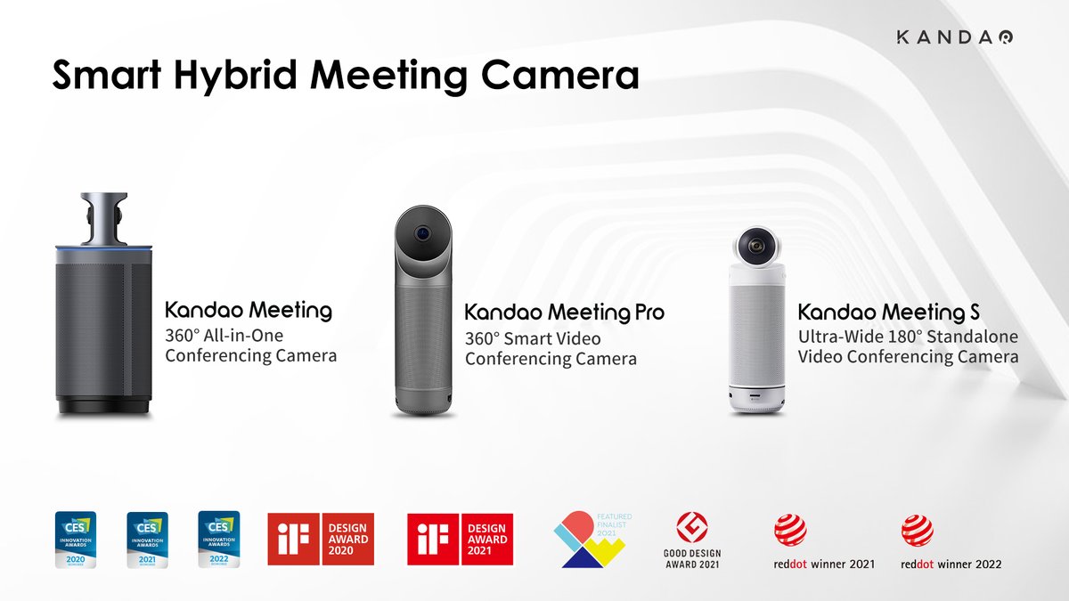 KandaoVR's tweet image. Kandao Meeting 
S won Red Dot Design Award 2022 for its Satisfactory Hybrid Meeting Performance.👏👏
#Kandao #kandaovr #Kandao360 #Kandaomeetings #Kandaotech #Reddotdesignaward2022