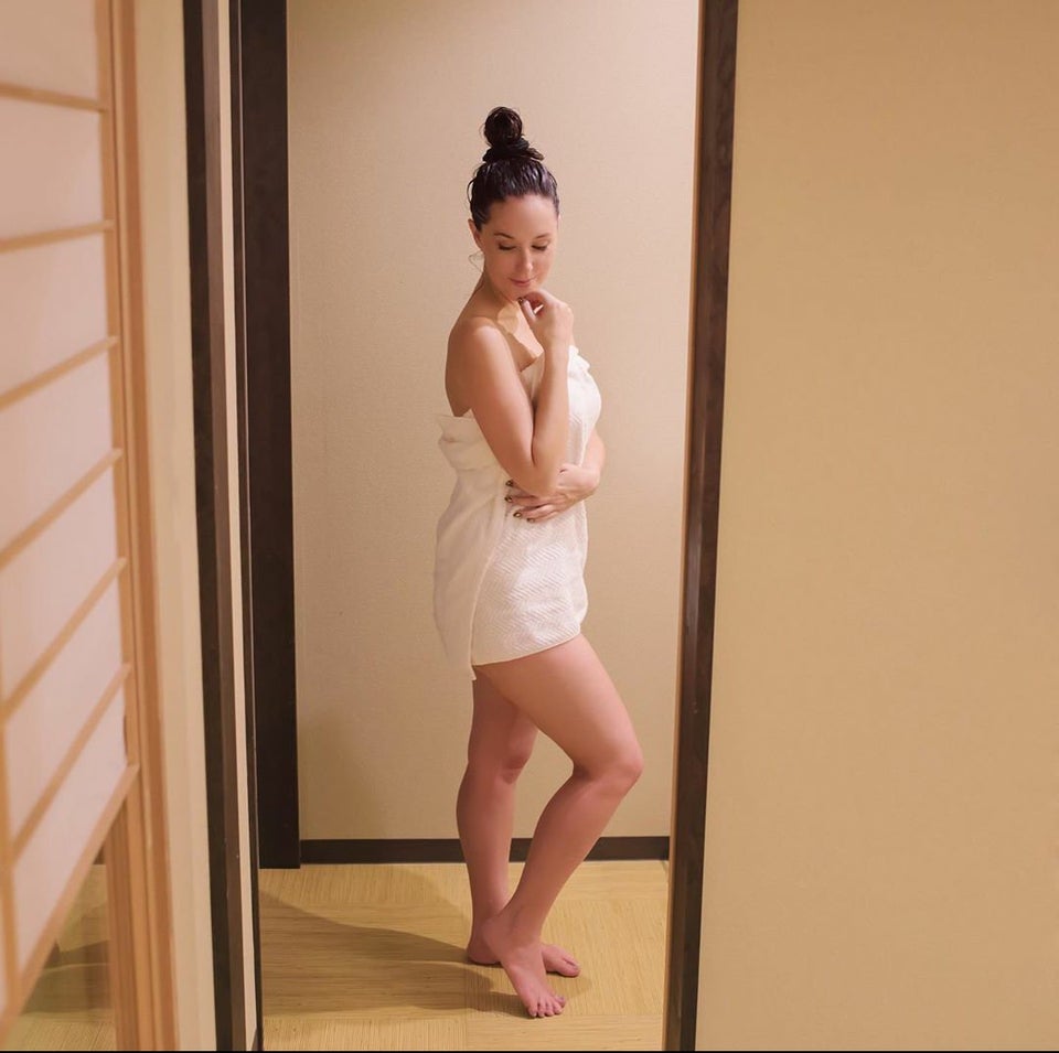 To get dressed or not? Hm.