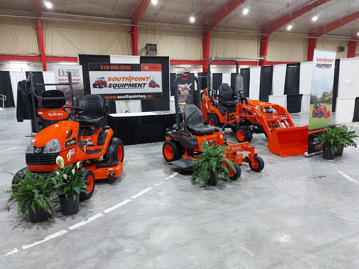 Stop by our booth at the Sarnia Home Show this weekend. Show runs Friday afternoon through Sunday. We have a nice selection of <a href="/KubotaCanadaLtd/">Kubota Canada</a> products on site. Our reps look forward to helping you select the right product for your next project. 👀 you there! <a href="/Sarnia_Ontario/">City of Sarnia</a>