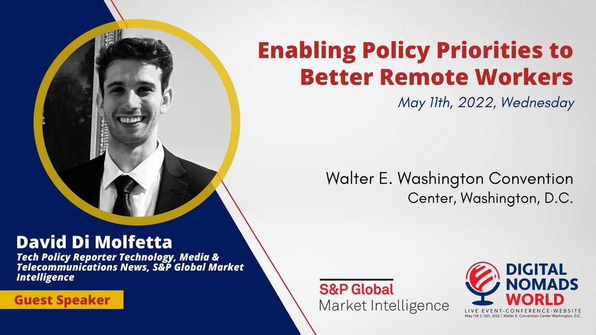 DigitalNomadWrd's tweet photo. Mr. David Di Molfetta is a reporter covering tech policy for S&amp;P Global Market Intelligence, the news and research arm of financial information provider S&amp;P Global. https://t.co/0Z5wDWuStm