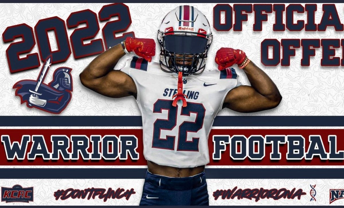DLO2SAVAGE's tweet photo. Very grateful to have talked to @CoachJackson623 and received an offer from Sterling College. Looking forward to talking to you some more.  Very excited for this! https://t.co/M5RdaAn6V7