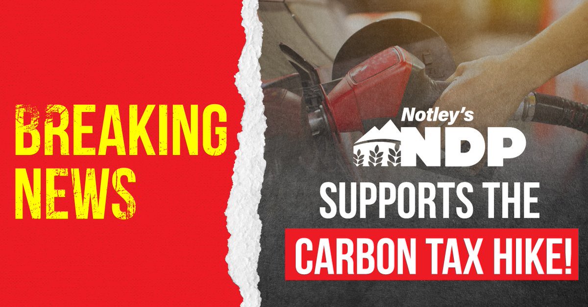 BREAKING

Alberta’s Legislature just voted in favour of a motion demanding that the federal government stop its 25% increase in the carbon tax on April 1.

The NDP sided with their coalition partner Justin Trudeau by voting to support the carbon tax increase.