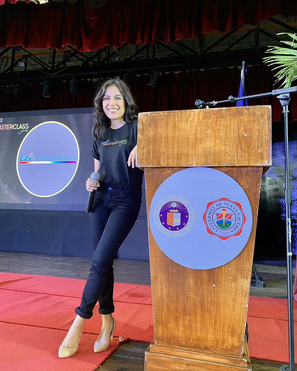 Sparkle_GMA's tweet photo. #Artikulo247 actress and TikTok star #RainMatienzo was the host of the first Luzon leg of @GMARegionalTV's #GMAMasterclassSeries at the Ateneo de Naga University in Naga City! https://t.co/6I0sOP3Epq