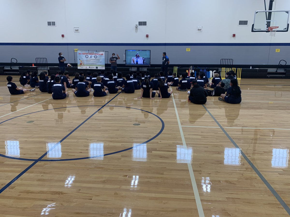 CoachAMcCown's tweet photo. Thank you to Hill Country Cricket Association for coming out today and teaching our PE classes cricket! https://t.co/yGOIczb4DM