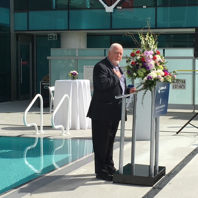 At the Grand Opening of the 25-storey Foster &amp; Martin towers, the first 2 of 3 residential towers built by Landmark Living in uptown White Rock. The two have 229 residences &amp; 30 commercial units. We are pleased to see Landmark coming to Surrey to develop. <a href="/landmarkliving_/">Landmark Living</a>