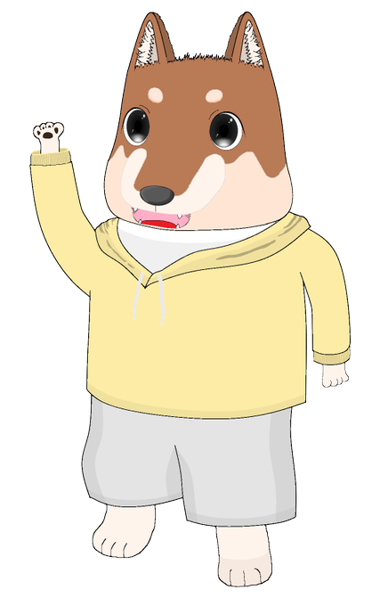 柴犬イラストのtwitterイラスト検索結果