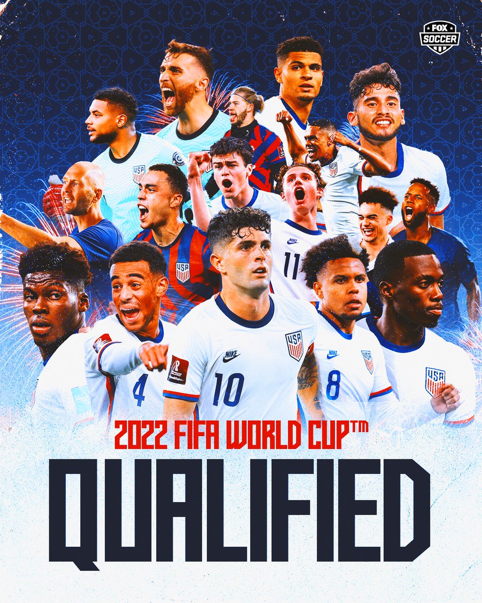 WE’RE BACK 😤 The @USMNT has qualified for the 2022 FIFA World Cup! 🇺🇸🙌