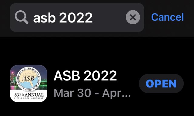 Download the ASB meeting app by searching for “ASB 2022” in the app Store.

Here you can check out the schedule, read abstracts,&amp; connect.

We are SO happy to see you all! Drop a comment and let us know where you are joining from! #ASB2022 #ASBLittleRock
